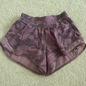 Pink Camo Hottie Hot Lululemon Shorts Size 0- regular length